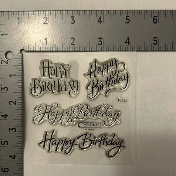 Joyful Birthday Occasion B1419 stamp set - Picture 1 of 7